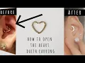 Changing Out My Heart Daith Earring Piercing FINALLY 2025