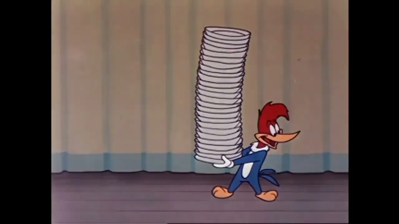Bumper da "Meany Ranheta" chamando o Pica-Pau que quebra os pratos - BKS 5ª temporada