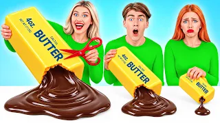 Thử thách Tấm Lớn, Vừa Và Nhỏ | Trận Chiến Nấu Ăn Điên Rồ Super Hyper DO