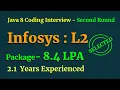 Infosys Java 8 Coding Interview Question Answers Second Round