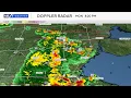 Live radar Tracking strong storms Monday night in Southeast Michigan