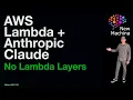 AWS Lambda Anthropic Claude