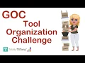 How to organize tools for papercrafting Get Organized Challenge