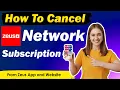 How To Cancel Zeus Subscription from Zeus app and website