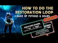 How to do the Restoration Loop Make OP Potions Gears Skyrim Anniversary Edition 2024 25