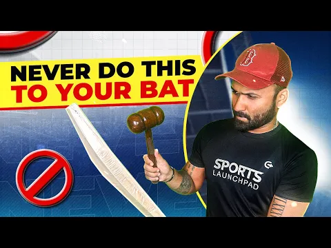 Download MP3 How to Knock Your Bat Properly So It Keeps Going On For Years | Knocking | #cricket #knowledge