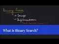 Binary Search - Iterative Method Algorithm explained with example