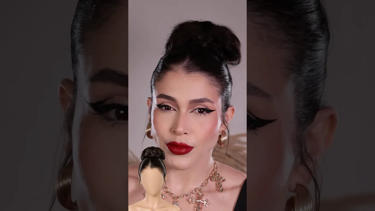 Penteado fácil de coque