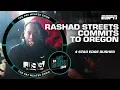 Rashad Streets announces his commitment to the Oregon Ducks The Pat McAfee Show
