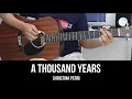 A Thousand Years - Christina Perri | EASY Guitar Tutorial with Chords / Lyrics