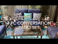 Unboxing New Hampton Bay 4PC Conversation Patio Set