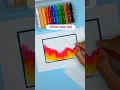 Download Lagu MEWARNAI LANGIT DENGAN CRAYON DI SORE HARI, GINI CARANYA! #art #drawing #crayon #trending #shorts