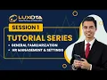 Luxota Tutorial Series General Familiarization Introduction to HR Management Setting Session1