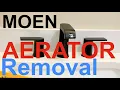 Remove AERATOR from MOEN Faucet Non-Threaded Aerator