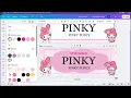 Create nametag for your kids in Canva