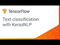 Perform text classification with KerasNLP