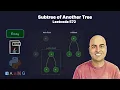 Subtree of Another Tree - Leetcode 572 Using Same Tree and Tree Serialization Java Python