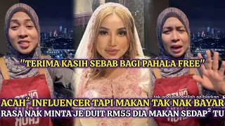 nama kena petik isu influencer kedekut makan tak bayar fara mendoza buka mulut