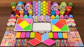 Slime Mixing With Balloon Characters: Glossy Pops And Soft ASMR #352