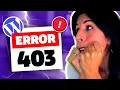ERROR 403 WordPress 5 Soluciones