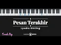 Download Lagu Pesan Terakhir - Lyodra Ginting KARAOKE PIANO - FEMALE KEY