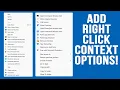 Add Custom Right Click Context Menu Items to Windows with Right Click Windows Magic