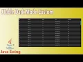 Java Swing - JTable Dark Mode Custom