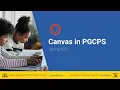 Canvas in PGCPS - Spring 2022