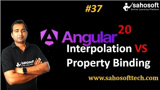 Interpolation VS Property Binding in Angular 20 Data Binding in Angular Sahosoft