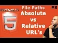 HTML File Paths Absolute vs Relative URLs Tutorial for Beginners