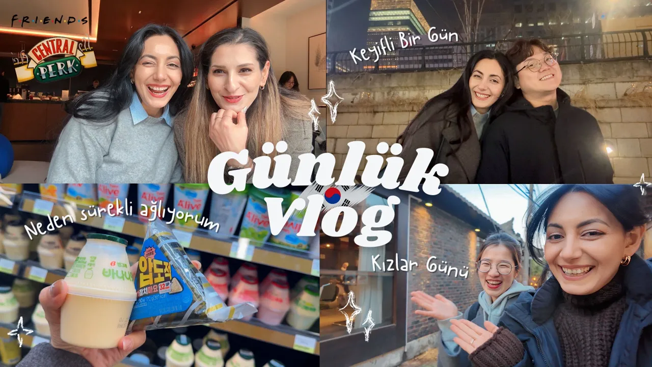 🇰🇷 Koşturmalı Ama Çok Güzel Bir Gün | Friends, Ofis Toplantısı, Işık Festivali, GÜNLÜK VLOG
