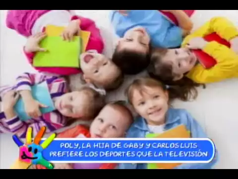 Poly, la hija de Gaby y Calos Luis prefiere los deportes que la televisión