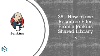 Jenkins in Tamil 35 How to use resource files shared library |  Jenkins for Beginners with Eng Sub