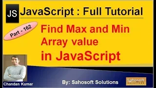 Find Max and Min array value in JavaScript JavaScript Full Tutorial in Hindi