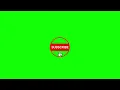 Animasi subscribe button| Like| Lonceng•Green screen || Free Download