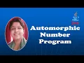 Java Automorphic Number