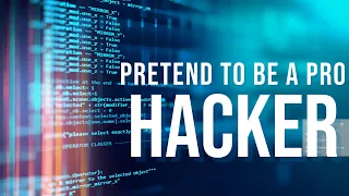 Troll your friends with your Fake Hacking Pretend to be a Pro Hacker hacking prank