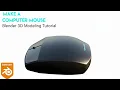 How to make computer mouse in Blender Blender Beginners Tutorials
