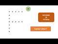 Capital letter F Patterns in Python Python Lectures