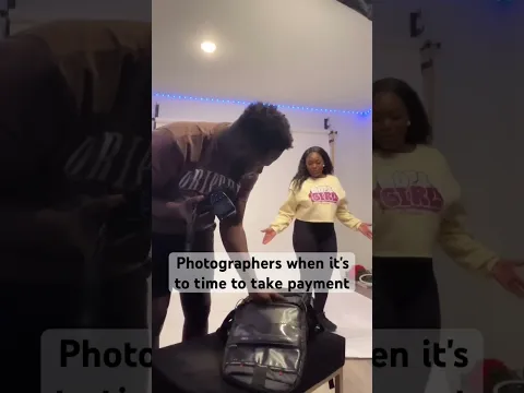 Photographers when it's to time to take payment#likethevideo #photography #model