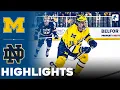 Michigan vs Notre Dame | NCAA College Hockey | Highlights - November 09, 2024