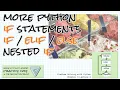 Python if statement variations Problem Solving Ch 3 Lecture 2