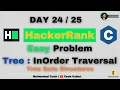 Tree Inorder Traversal HackerRank Tasin Coder