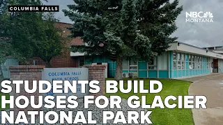 Columbia Falls students build houses for Glacier National Park