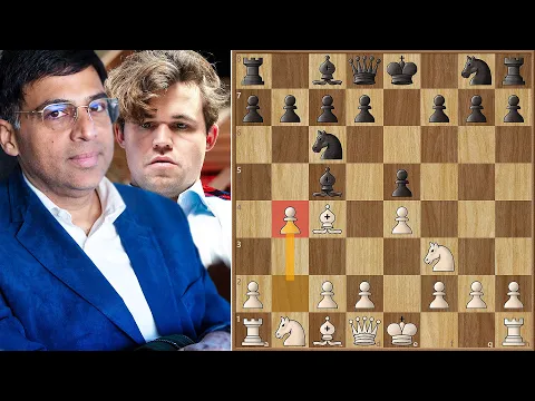 Download MP3 Magnus Carlsen vs Viswanathan Anand ft. THE EVANS GAMBIT!!!