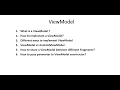What is a ViewModel ViewModel vs AndroidViewModel Shared ViewModel ViewModel Constructor
