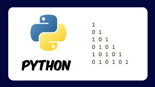 Binary Number triangle pattern in python Pattern in binary number Pattern
