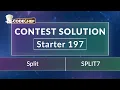 Split SPLIT7 Starter 197 CodeChef Solution
