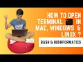 How to open Bash on Mac Windows or Linux Bash Essentials for Bioinformatics BEB