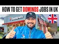 How To Get Jobs in Dominos in UK Delivery Jobs in UK In Store Jobs in UK Dominos Jobs UK